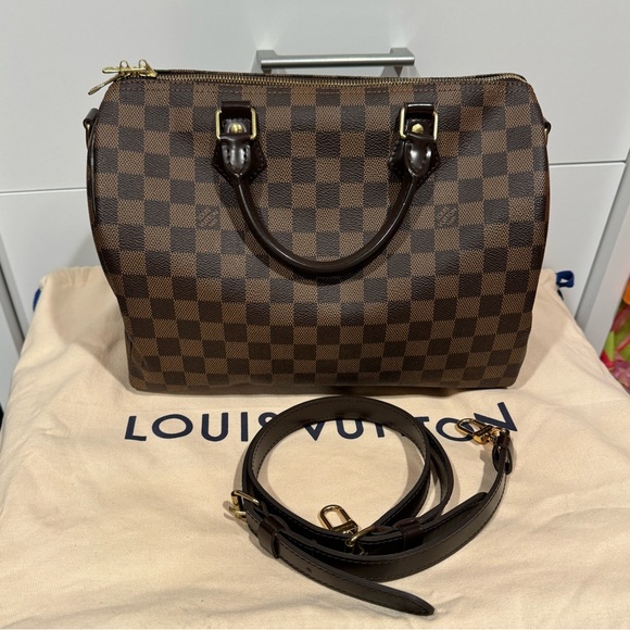 Louis Vuitton Speedy Bandoulière 30 in Damier Ebene - Picture 1 of 11